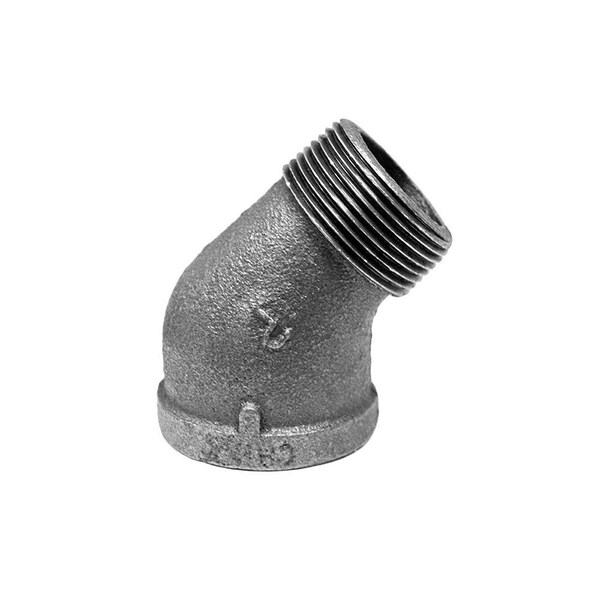 Thrifco Plumbing 3/8 45 Galvanized St Elbow 9217049 - main